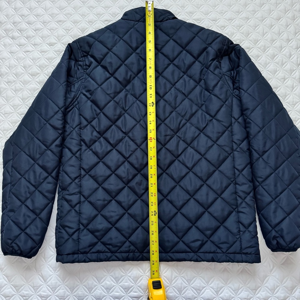 Hawke & Co. HK Quilted Heritage Full Zip Jacket Coat Navy Blue Size M - Picture 13 of 15